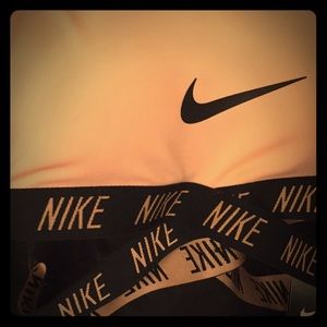 Indy Nike sports bra and Nike dry fit leggings